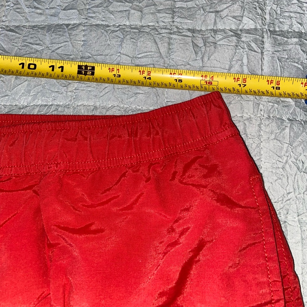 PRPS Goods & Co. Lobster Red Drawstring Swim Trunks Size 32 - Picture 2 of 4